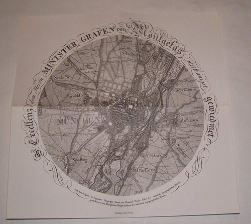 Plan von münchen und umgebung - plan,