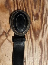 Diesel Gürtel 100x4,5cm Echtleder Schwarz Unisex