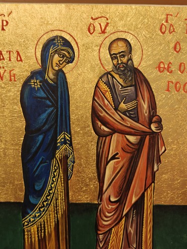 Ikone gottesmutter maria - gottesmutter, und