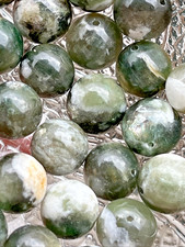 Grüne Lepidolith Mica Perlen