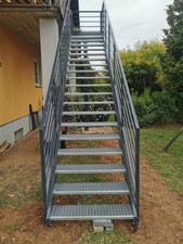 stahltreppe außentreppe mit