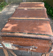 Antiker Überseekoffer Reisekoffer um 1900