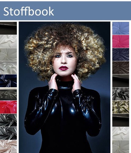 Stoffbook lackleder lycraleder - stoffbook,