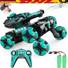 D&I Blauschwarz Ferngesteuertes Auto Monstertruck Panzer RC Allrad Drift 4WD