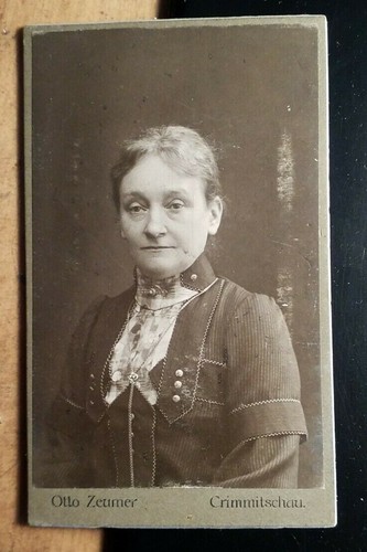 ältere frau portrait cdv - portrait, /