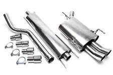 EDELSTAHL SPORTAUSPUFF-ANLAGE +ABE Opel Corsa C 2x76DTM Neu