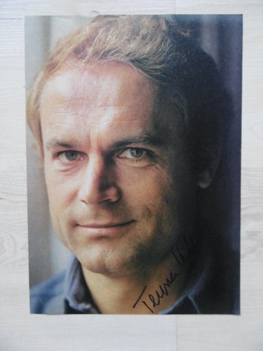Terence hill autogramm - autogramm, signed