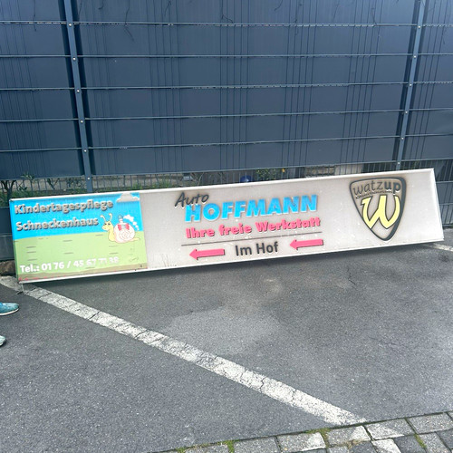 Leuchtwerbung werbeschild - leuchtwerbung,