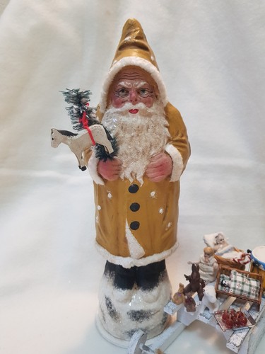 Alter weihnachtsmann pappmache - weihnachtsmann,