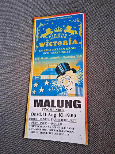 2004 plakat 50x23 cirkus - 2004, (s)