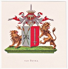 Van Beyma Wappen Wapen coat of