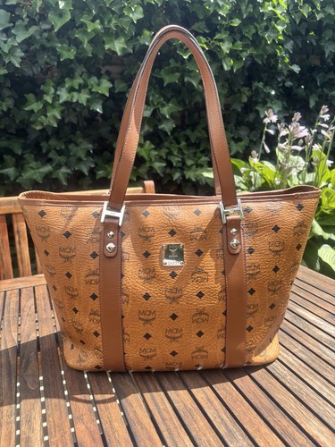 Mcm shopper cognac visetos - mcm,
