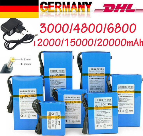 12v 3000mah 20000mah - dc,