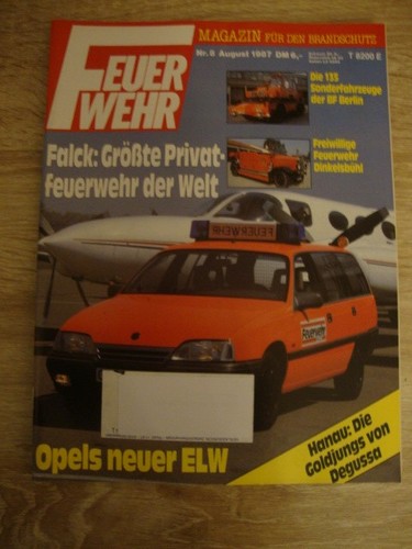 Feuerwehrmagazin august 1987 - , august_1987