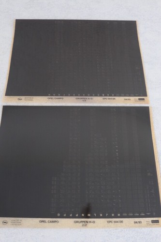 Opel campo ersatzteilkatalog - opel,
