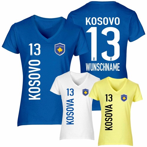 Fanshirt kosovo trikot damen - fanshirt,