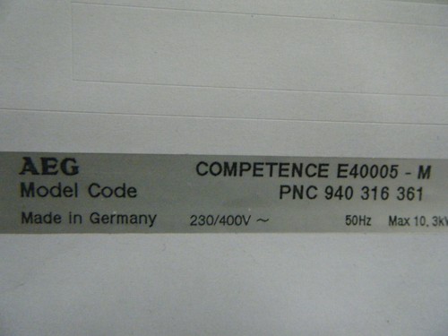 Bedienknebel versenkbar aeg - bedienknebel, versenkbar,aeg