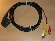 Adapterkabel SCART zu Composite Audio Video, Input/Output umschaltbar