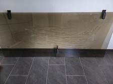 Glas Zimmertür - Balkontür - Blumen/Farn Muster