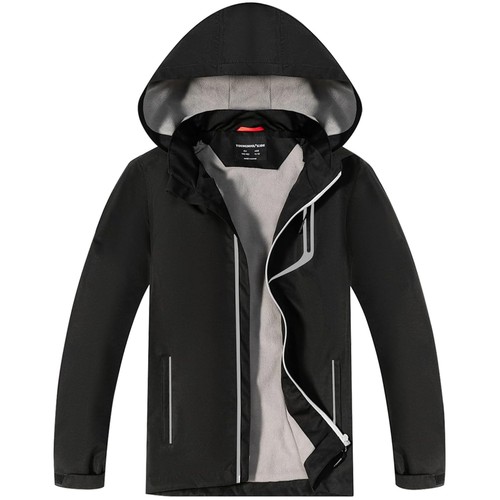 Schwarz kinder regenjacke - schwarz,
