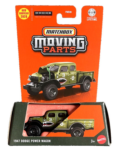 Matchbox 1947 dodge power - matchbox,