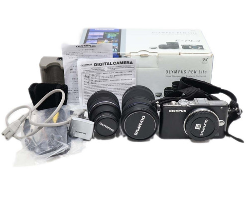 Olympus pen pl3 black 3mp - black, 12.3mp