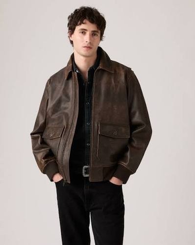 Lederjacke flieger levis - flieger,