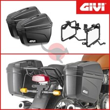SEITENKOFFER + RAHMEN [GIVI] E22 22L. ROYAL ENFIELD INTERCEPTOR 650 2019-2023