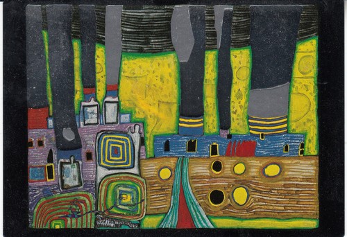 Kunstkarte hundertwasser - ,