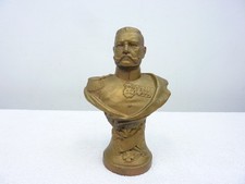 Bronzefigur HINDENBURG Büste Antik Statue 18cm