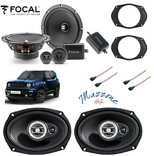 Set 6 Lautsprecher Jeep Renegade Focal ASE-165 RCX-690 Fassun Vorderseite / Conn