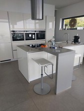 moderne küchen bar hocker, beige, Kunstleder. gebraucht, gut erhalten. 