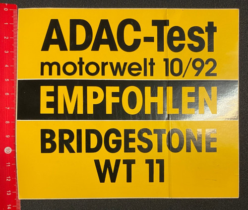 Aufkleber sticker adac test - aufkleber/sticker:,