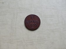 1 Pfennig 1790 Sachsen Weimar Eisenach  Karl  August  1758-1815