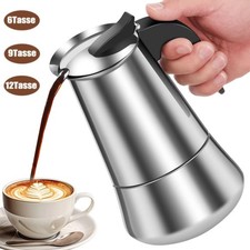 Espressokocher 6/9/12 Tassen 300ml 450ml 600ml Espresso Maschine Mokka Maker