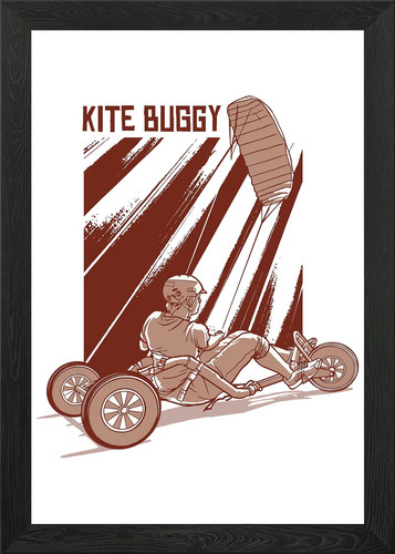 Illustration drachen buggy - illustration,