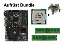 Aufrüst Bundle - MSI Z170A PC MATE + Intel Pentium G4560 + 32GB RAM #121588