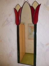 Sehr dekorativer Spiegel Tiffany Arbeit Handarbeit NEU