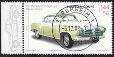 DEUTSCHLAND 2002 Wohlfahrt Oldtimer Auto Borgward Isabella Coupe Mi 2293 Ersttag