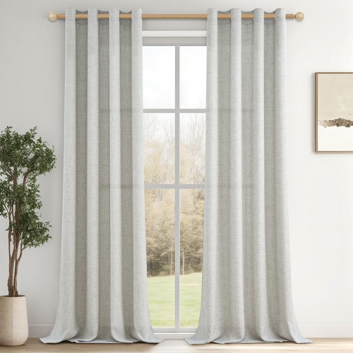 Leinen gardinen landhausstil - leinen,