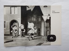 DDR Ansichtskarte 1963  Sandmann - Unser Sandmännchen - Fahrrad