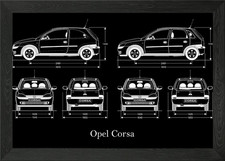Opel Corsa 2005 Bauplan