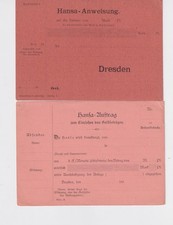 DRESDEN STADTPOST. 1887