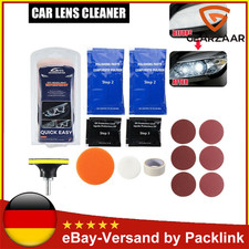 Scheinwerfer Polier Set, Politur-Set, Aufbereitungs-Set, Scheinwerferpolitur DE