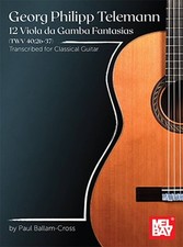 12 Viola da Gamba Fantasias for Classical Guitar, Telemann, VOM MUSIKFACHHÄNDLER