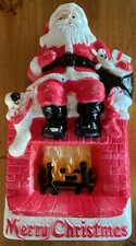 Vintage Dapol Blow Mold Santa