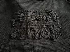 Blaue Strickjacke von Napapijri -  Gr. L - Grobstrick - XXL Rückenflagge