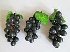 3WEINTRAUBEN Rispe 11cm Kunstpflanzen Dekor Früchte Frucht Herbst Weihnacht Deko