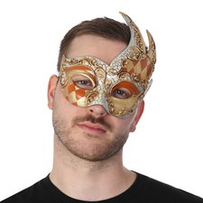 Flamme venezianische Maske