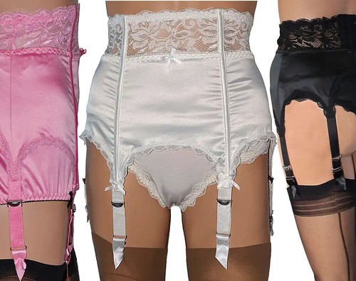 Satin strapsgürtel waspie - strapsgürtel, /